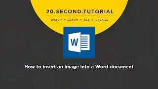 OLDIE - How to insert an image into a Word document: MS Word Tutorial #2