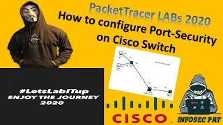 How to configure Port Security on a Cisco Switch in Cisco Packet Tracer - CCNA 2020 #LetsLabITup.