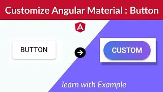 angular material button custom style | Angular Material