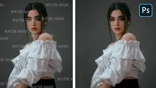 How to remove watermark from photo in Photoshop