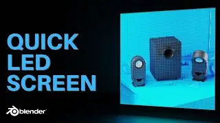 Blender Tasty Tutorials: LED SCREEN IN BLENDER 2.93!