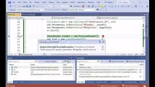 Pagination using SQL Server Stored Procedure Data in C# DataGridView | Simple Example