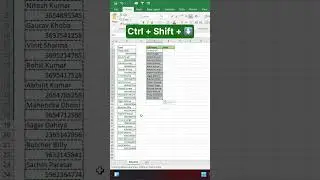 Hidden Feature in Excel🤯 #excel #exceltips #ExcelTricks #ppt #msword #msoffice #GSHEET #accounting