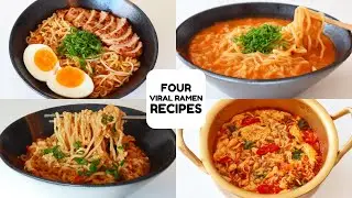 4 Viral Ramen Noodles Recipes | The Best Ramen Recipes Ever!