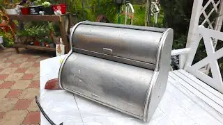 A friend almost threw out the old bread bins, but I stopped her. Now she's asking for them back