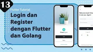 13 Memulai Project Flutter  - Tutorial Login & Register Flutter dengan Golang