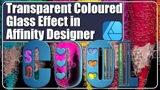 Transparent Coloured Glass Effect in Affinity Designer