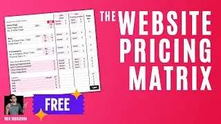 The Website Pricing Matrix - Web Design Cost Calculator