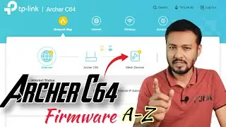 [বাংলায়] TP-Link Archer C64 AC1200 Gigabit Router all Firmware settings in Bengali; TSP