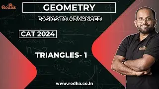 Triangles 1 | CAT Preparation 2024 | Geometry | Quantitative Aptitude for CAT 2024