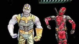 Deadpool vs Thanos 