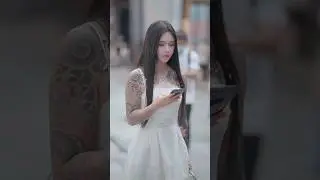 Chinese girls street style fashion china #chinesefashion #shortsvideo