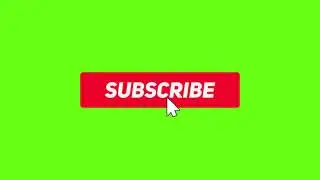 Subscribe button green screen | Green Screen Video