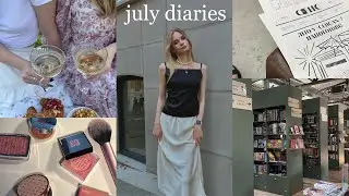 July diaries : пикник, прогулки с друзьями, мое поступление, покупки