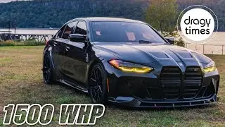 1500 WHP BMW M3C G80 X-Drive Stage X | Insane Acceleration from 100-200 Km/h & 60-130 mph