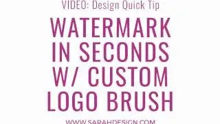 Creating a Watermark in Photoshop with Logo Brush