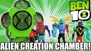 Ben 10 Alien Creation Chamber Playset Video Review - Make Your Own Aliens!