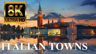 Flying Over Italian Towns 8K Ultra HD