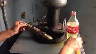Печь на отработанном масле Беркут. Запуск печи.