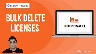 Bulk Delete Google Workspace licenses with G License Manager tool