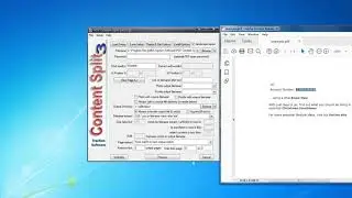 Split PDF on text / invoice number with PDF Content Split SA