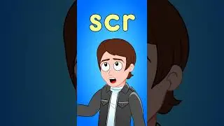 SCR Consonant Blend Song - Learn to Read #shorts