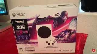 Xbox Series S Fortnite & Rocket League Bundle Unboxing and Full Set Up