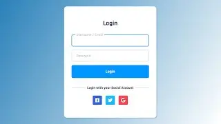 Animated Login Form using HTML & CSS only | No JavaScript or jQuery