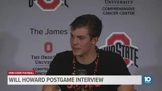 Will Howard postgame interview | Ohio State vs. Marshall