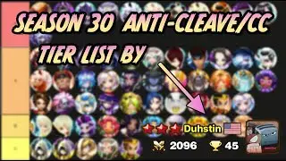 Season 30 Anti-Cleave/CC Tier List - Summoners War