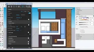 Exterior SketchUp Vray Setting Part 1 || How to Set North and Shadow in Vray