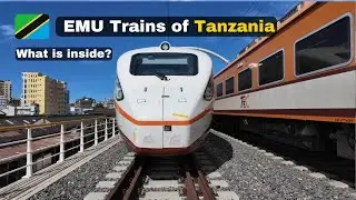 Inside a New Tanzanian EMU (Electric Multiple Unit) Train. Africa is Changing