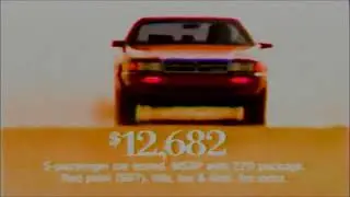 Plymouth Acclaim / Dodge Spirit VS. Honda Accord Commercial - 1992