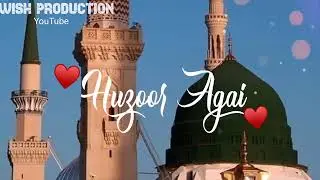 Huzoor Agai Hain ❤️ 12 Rabi ul Awal Status   Whatsapp Status |Naat Lyrics