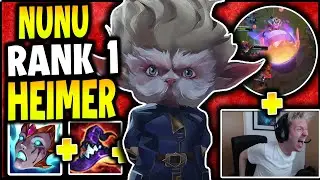 RANK 1 NUNU AND HEIMERDINGER VS MASTER TIER MEANS RIDICULOUS COMBOS!