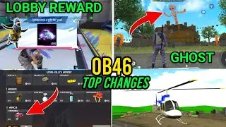 Top New Changes OB46 Update 😲 Free Fire New Gun New Character New Map Helicopter Ghost Ob46