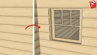 Creating Wall Openings in Sketchup