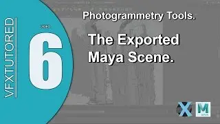 PFTrack 2017 Preview of Tutorial 6 - Photogrammetry Tools - The Exported Maya Scene