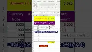 Currency Denomination in Excel!