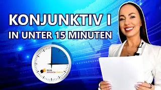 📚Lerne ALLES über den KONJUNKTIV I (Grammatik | Deutsch lernen |Fortgeschrittene B2 C1 C2)