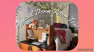 College Dorm Room Tour 2023🪴 | Howard University | CHN