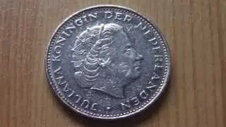 Juliana Koningin der Nederlanden - Old coin in HD