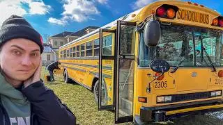 We Found An Abandoned School Bus!! (Will It Start?)