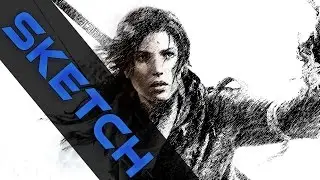 How to make a sketch effect in a picture in photoshop CS6, CC 2016