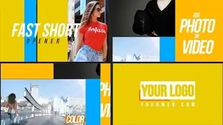 After Effects Template: Fast Short Opener