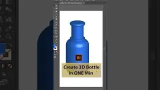 Creating 3D bottle in adobe illustrator