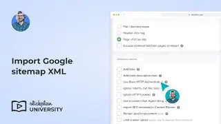 Import Google sitemap XML