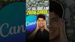 Make Upto ₹1,50,000 Per Month From Canva!! 🤑🤑#earnmoneyonline #makemoneyfromhome #sidehustle