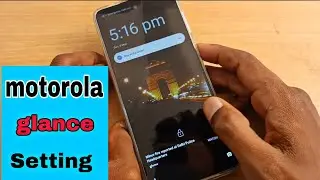 motorola lock screen change wallpaper setting / motorola glance setting, auto lock screen wallpaper