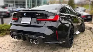 2022 BMW M3 (473HP) Black Sapphire Metallic | In-Depth Visual Walk Around